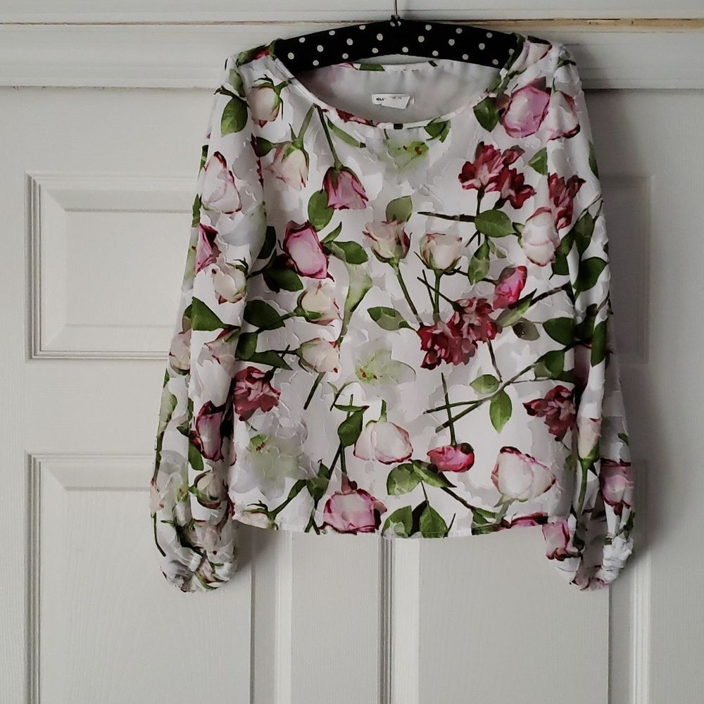 CLUB MONACO Floral Blouse